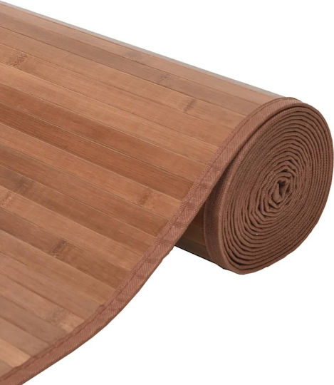 vidaXL Противоплъзгащо Килим Правоъгълена Bamboo
