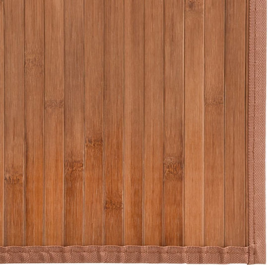 vidaXL Противоплъзгащо Килим Правоъгълена Bamboo