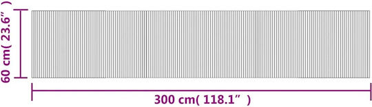 vidaXL Rutschfest Teppich Rechteckig Synthetisch,Polyester/Cotton/Leather Bamboo