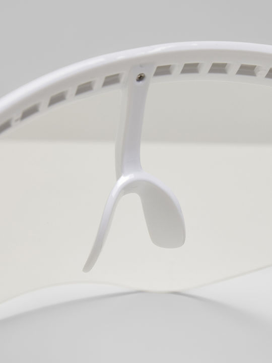 Urban Classics Unisex Sunglasses with White Plastic Frame and Transparent Lens TB4299-03180