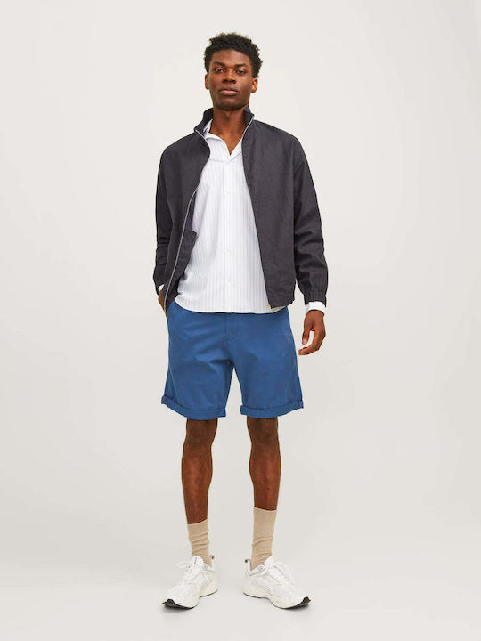 Jack & Jones Bermudă de Bărbați Chino Ensign Blue