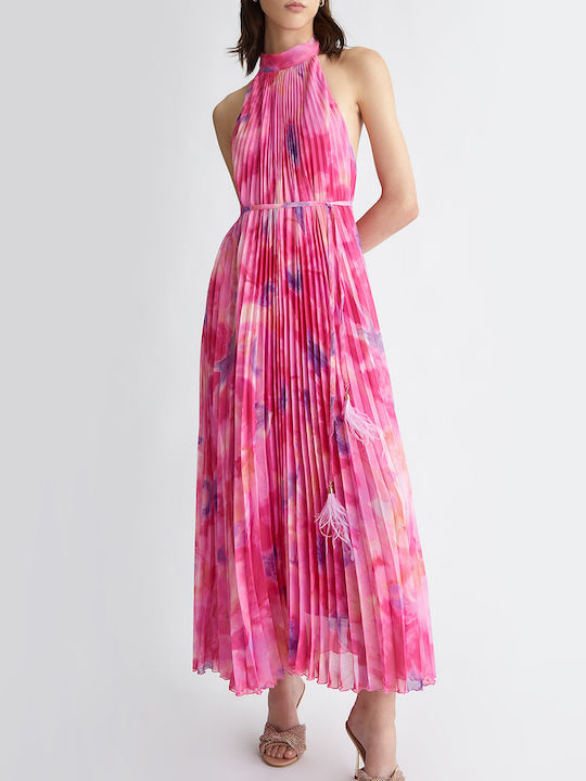 Liu Jo Abito Maxi Kleid Fuchsie