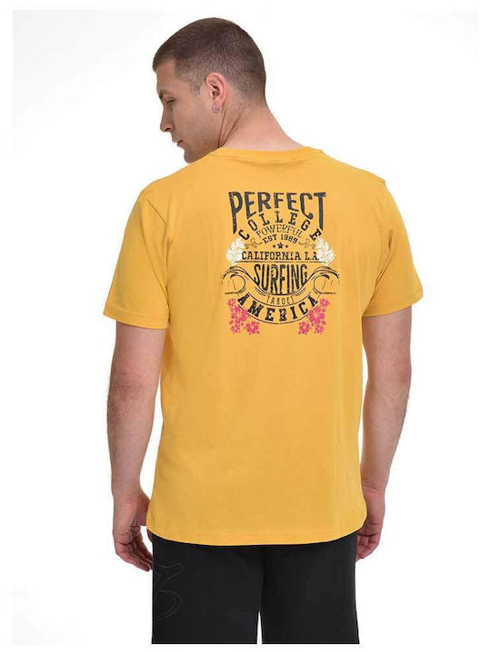 Target Men's Short Sleeve T-shirt Yellow