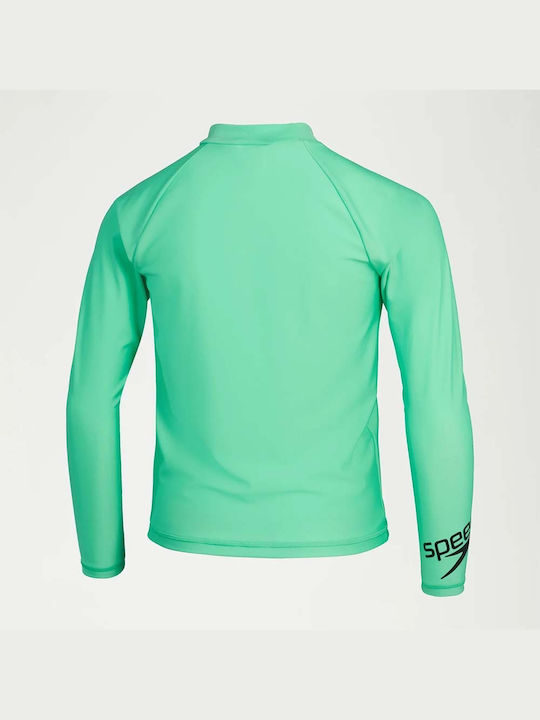 Speedo Kids Swimwear UV Long Sleeve Shirt GREEN