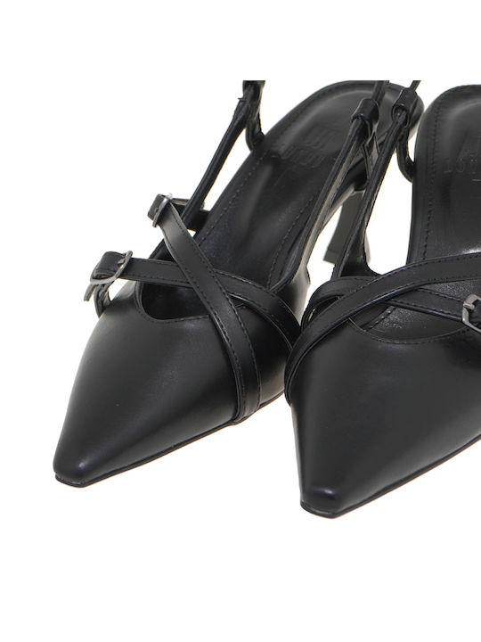 Pumps mit mittelhohem Absatz Schwarz