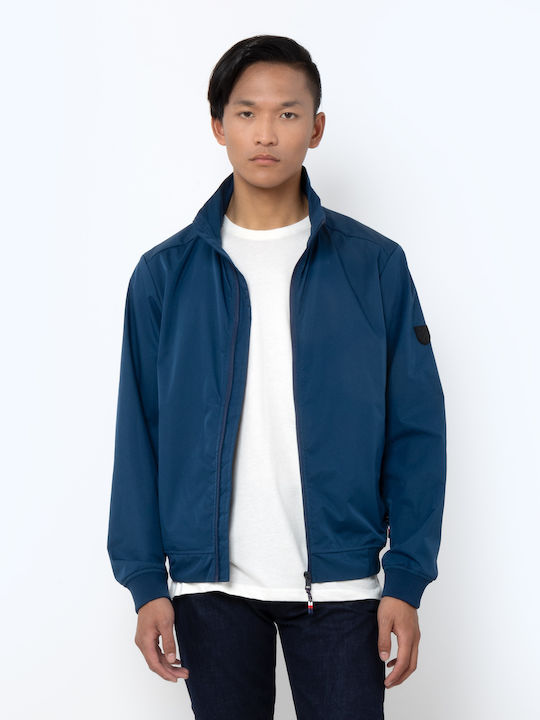 The Bostonians Herren Jacke Bomber Blue