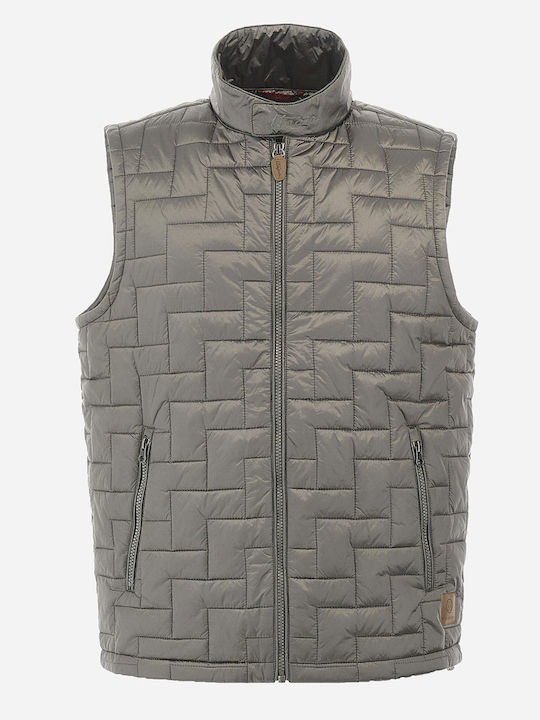 Αμάνικο Μπουφάν Puffer Gray