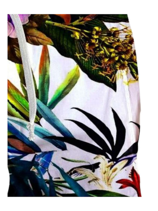 Costum De Baie Bărbați Pantaloni Scurți Albi