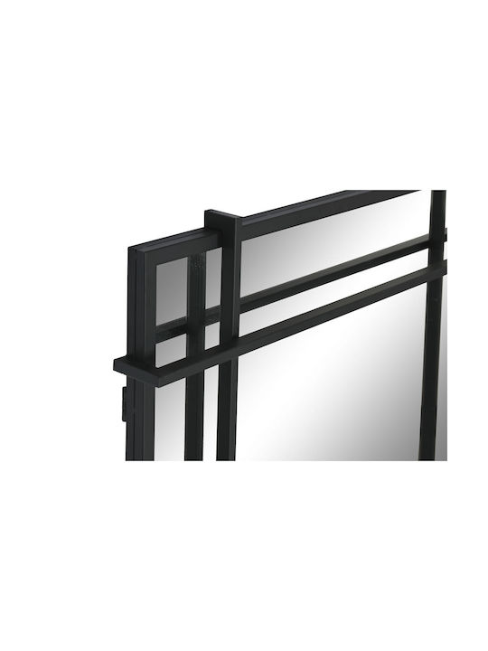 Home Esprit Wall Mirror with Black Glass Frame 95x65cm 1pcs