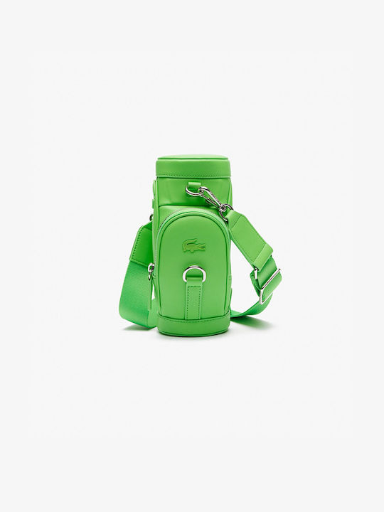 Lacoste Xs Crossover Din piele Geantă de damă Crossbody Verde