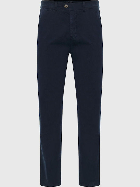 Trousers Chino in Tapered Line Navy Blue