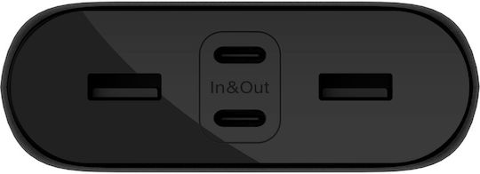 Belkin BoostCharge Power Bank 26000mAh 34W with 2 USB-A Ports and 2 USB-C Ports Power Delivery Black