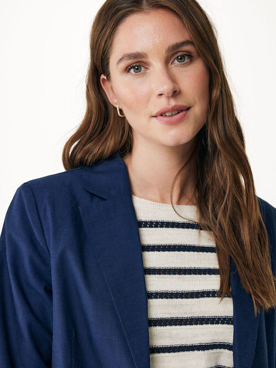 Mexx Γυναικείο Σακάκι Navyblue