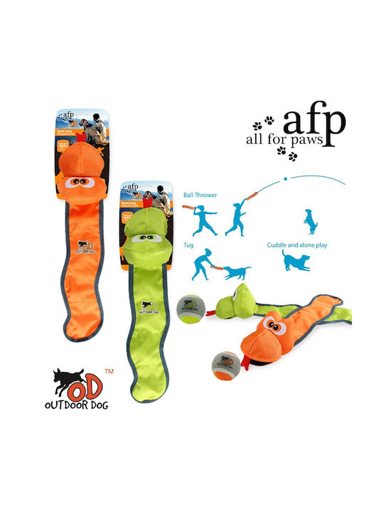 All For Paws Fabric Ball Toy Dog Green 1pcs