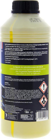 Michelin Expert Ready for Use Engine Coolant for Car -25°C Yellow 1lt