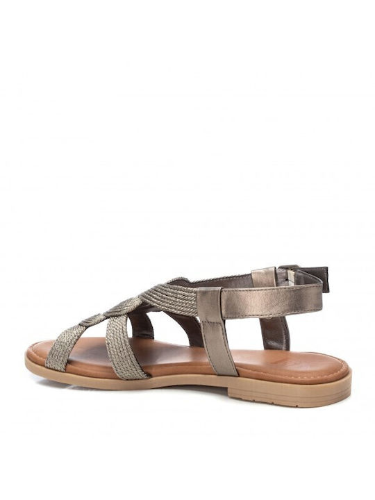 Xti Damen Flache Sandalen Bronze