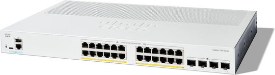 Cisco Cisco Managed L2 PoE+ Switch with 24 Gigabit (1Gbps) Ethernet Ports and 4 SFP Ports