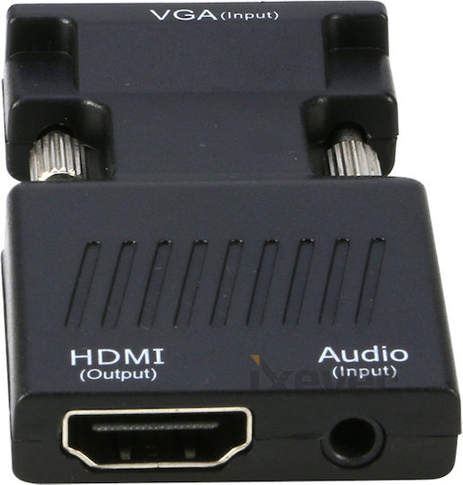 Convertor VGA HDMI 3.5mm Masculin În VGA HDMI 3.5mm Feminin 1 Bucată ZE1HD33QWS8