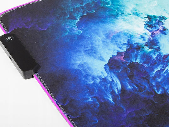 ZK16263QWS7 Covor de șoarece XXL 900mm cu iluminare RGB Violet