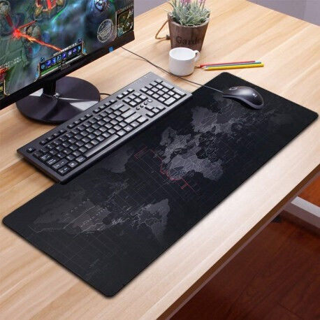 Zola Gaming Mauspad XXL (880mm) mit Handgelenkstütze Schwarz