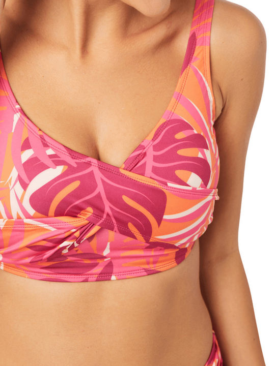 Minerva Padded Bikini Swim Top Fuchs