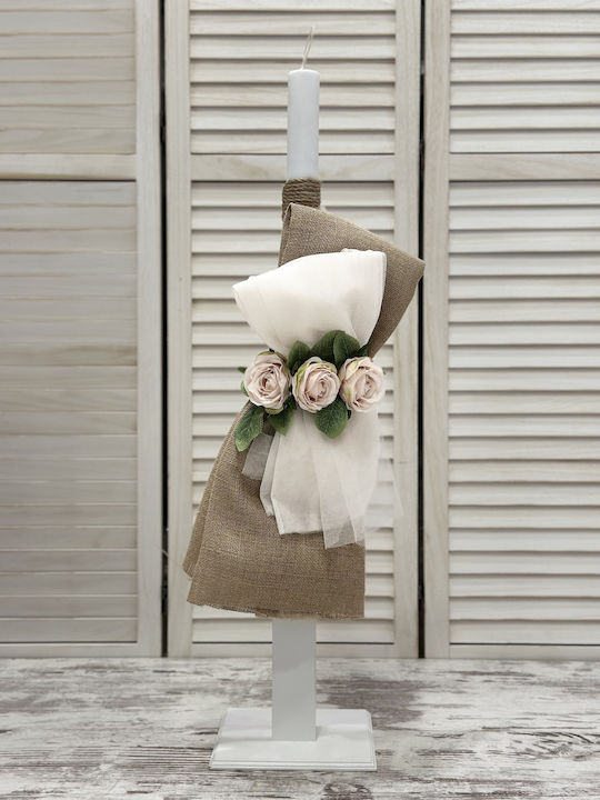 Carousel Rose Baptism Set with Flowers Theme