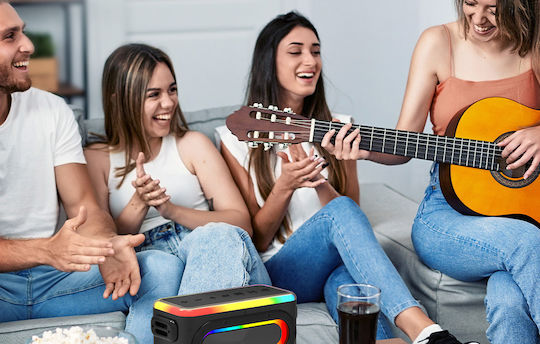 BlitzWolf Ηχείο Bluetooth 80W με Διάρκεια Μπαταρίας έως 6 ώρες Μαύρο BW-WA6