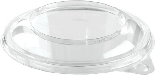Rpet Plastikdomdeckel für Glaflusi10c10 Becher Sabert 100 Stück