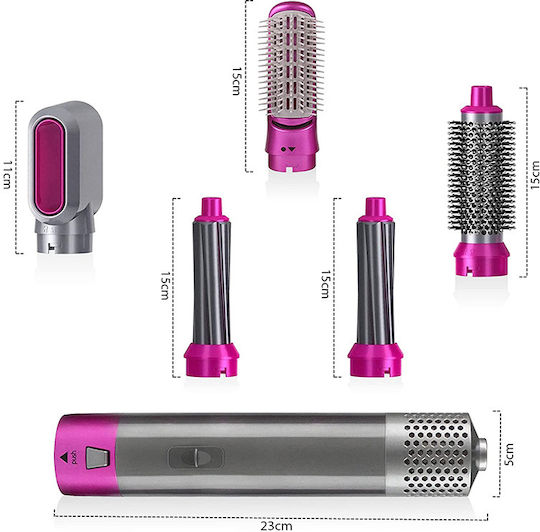 Електрическа Четка с Въздух за Изправяне и Къдрици 1000W