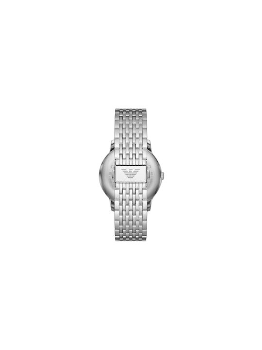 Emporio Armani Watch Battery with Silver Metal Bracelet