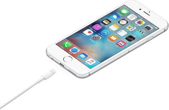 Usb Data Regular USB-A la Cablu Lightning Alb 1m