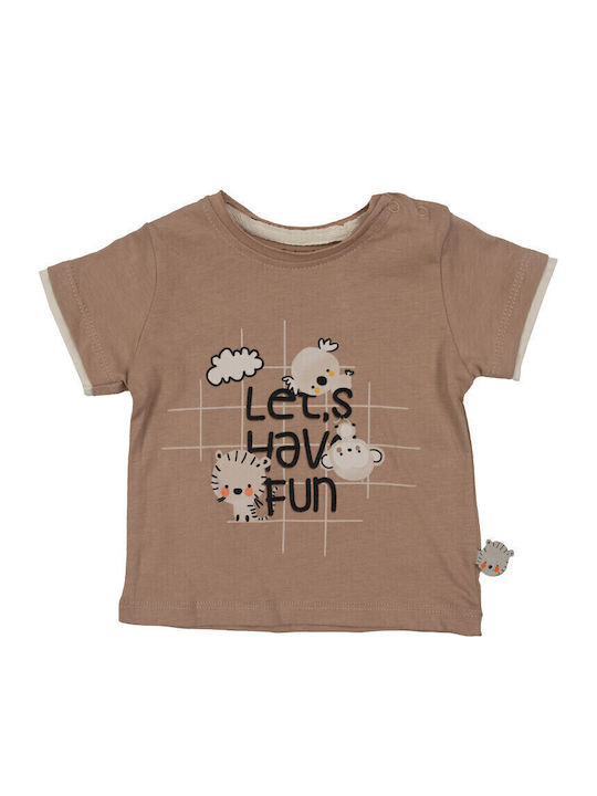Kinder-Set mit Shorts Sommer 2Stück Coffee