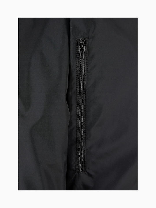Kinder Freizeitjacke Winddicht mit Kapuze Black