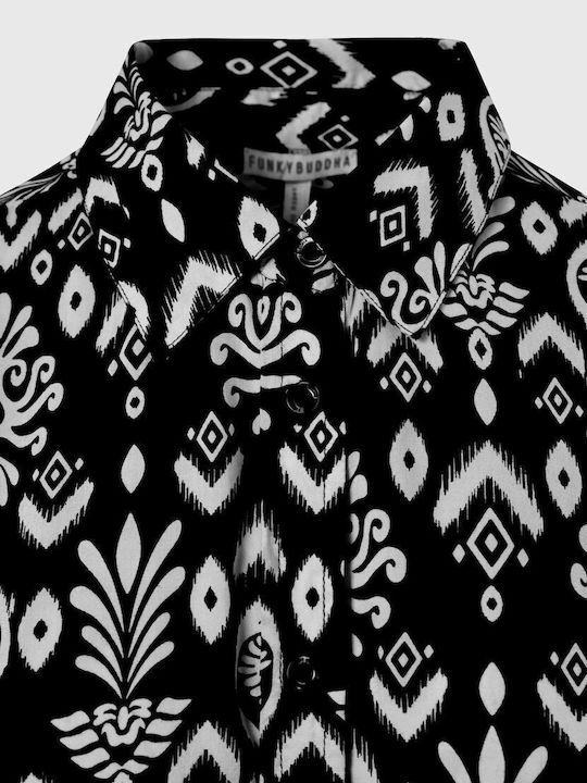 Εμπριμέ Πουκάμισο Τύπωμα Boho Look