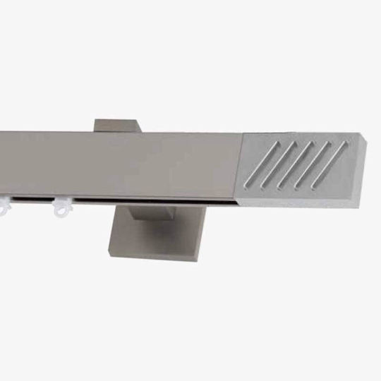 Frans Line Inox Curtain Track in Stainless Steel in Color 300cm