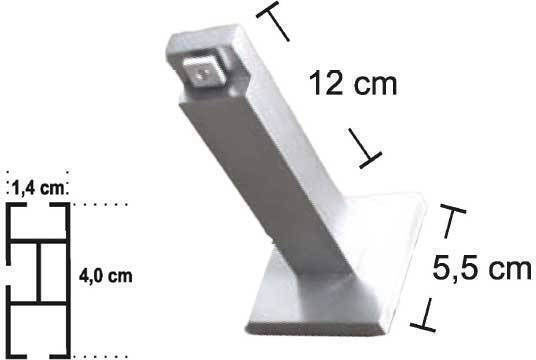 Frans Tapa Inox One-Way Stainless Steel Curtain Track Silver 360cm FR-8855L05_17661
