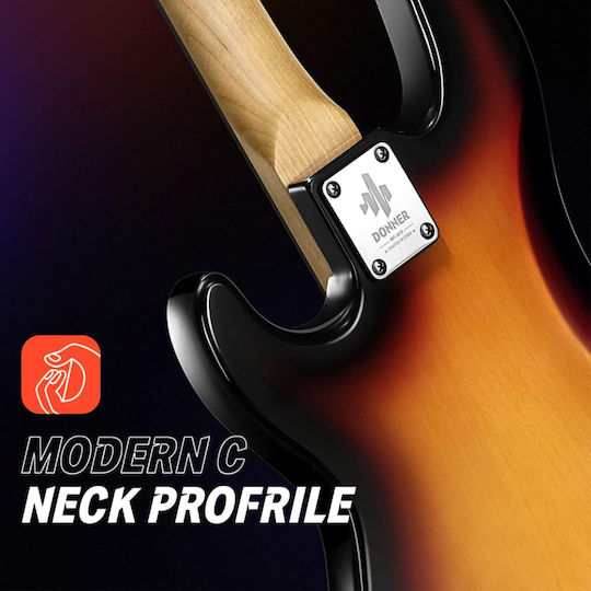 Donner Elektrischer Bass