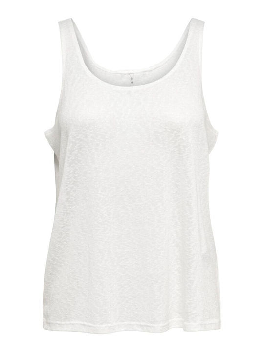 Only Women's Blouse Sleeveless Cloud Dancer