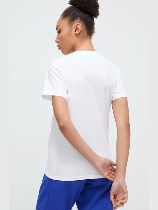 Adidas Damen Sportlich T-shirt Tierdruck Weiß