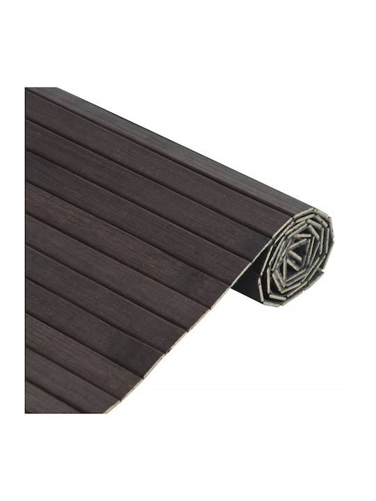 vidaXL Kitchen Mat Runner with Anti-slip Underlay Dark Brown 70x300εκ.