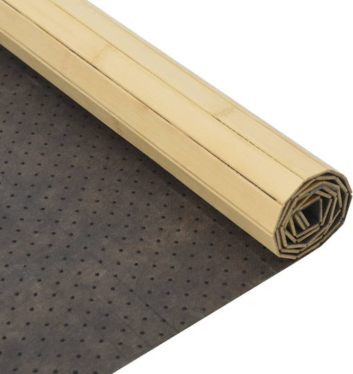 vidaXL Kitchen Mat Runner with Anti-slip Underlay Beige 60x200εκ.