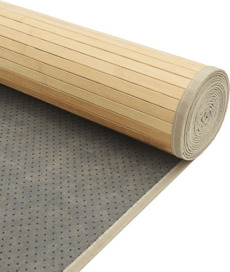 vidaXL Kitchen Mat Runner with Anti-slip Underlay Natural 70x100εκ.