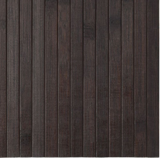 vidaXL Rotund Covoraș de Bucătărie cu Suport Antiderapant Dark Brown 70εκ.