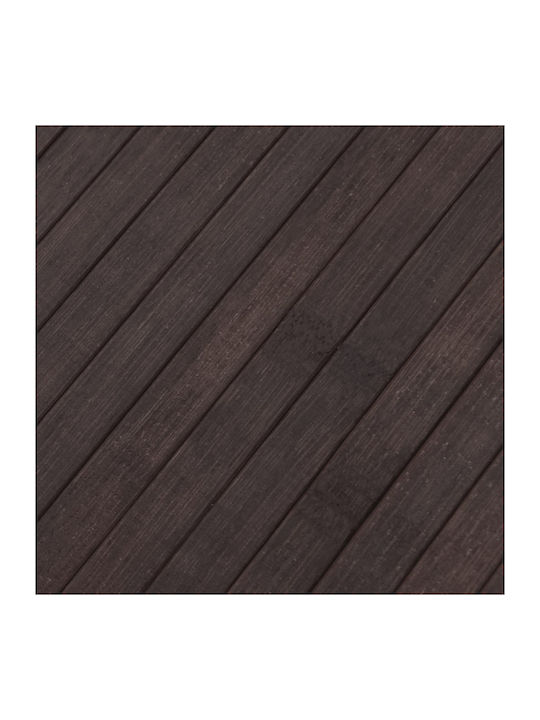 vidaXL Kitchen Mat Runner with Anti-slip Underlay Dark Brown 80x500εκ.