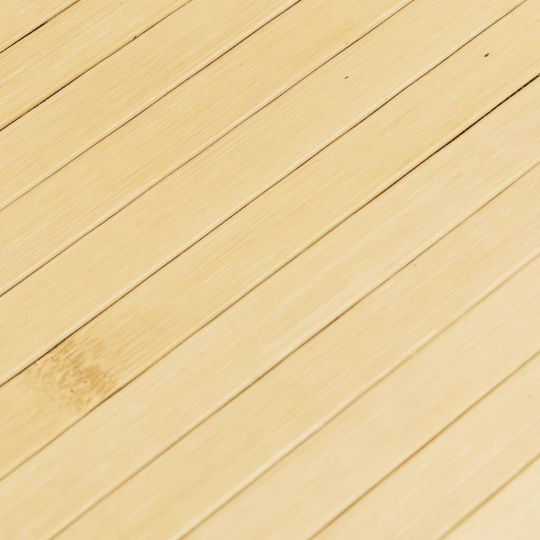 vidaXL Rectangular Kitchen Mat with Anti-slip Underlay Natural - 100x300εκ.