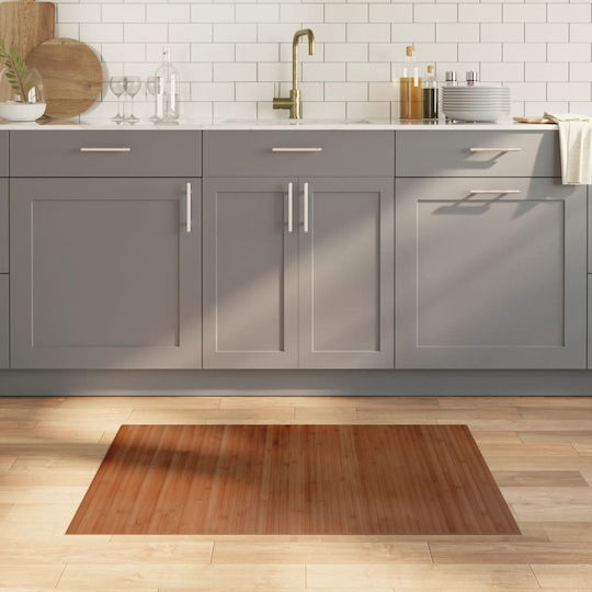 vidaXL Kitchen Mat Runner with Anti-slip Underlay Coffee 70x100εκ.