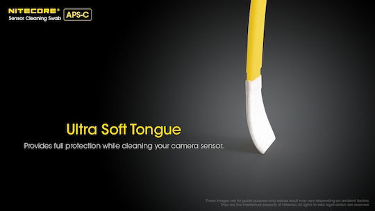 Nitecore Nc-ck16l Long Sensor Cleaning Swabs Aps-c 16mm Μάκτρο Καθαρισμού Αισθητήρα Ψηφιακών Φωτογραφικών Μηχανών Aps-c 10 Τεμάχια 6952506494712