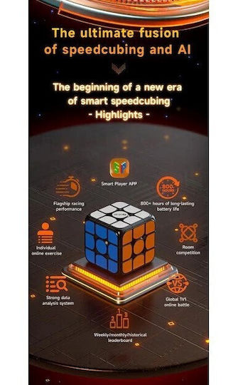 Qiyi Μαγνητικός Κύβος Ταχύτητας 3x3