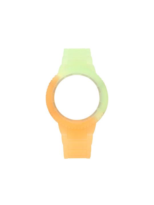 WATX & CO Curea de cauciuc 43mm