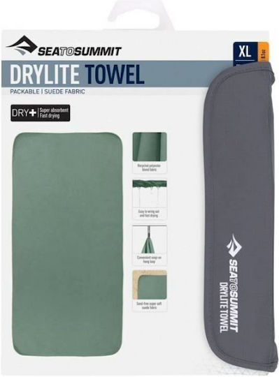 Sea to Summit Drylite Πετσέτα Microfiber Σώματος σε Θήκη Lime 75x150εκ.
